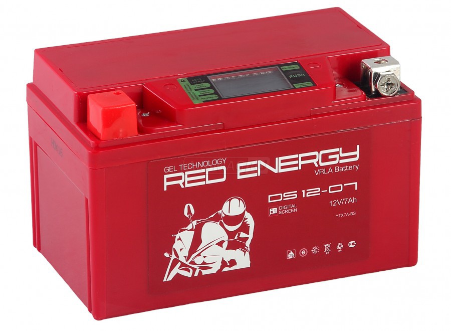 Аккумулятор Red energy DS1207 GEL 12V 7Ah 110A, Red energy